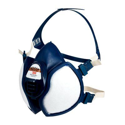 3M halfgelaatsmasker, FFA1P2 R D Filters, 4251+