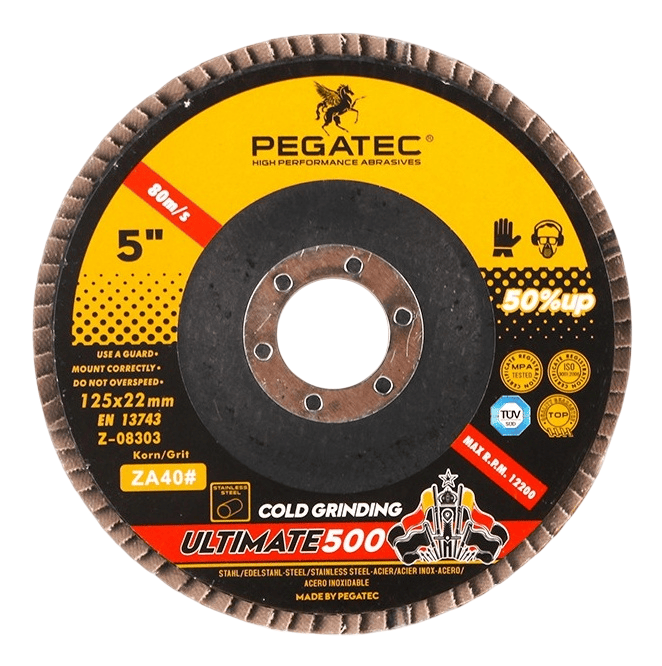 Pegatec lamellenschijf conisch ULTIMATE 125 K-80