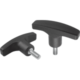 T-greep met buitendraad        M12x 40mm