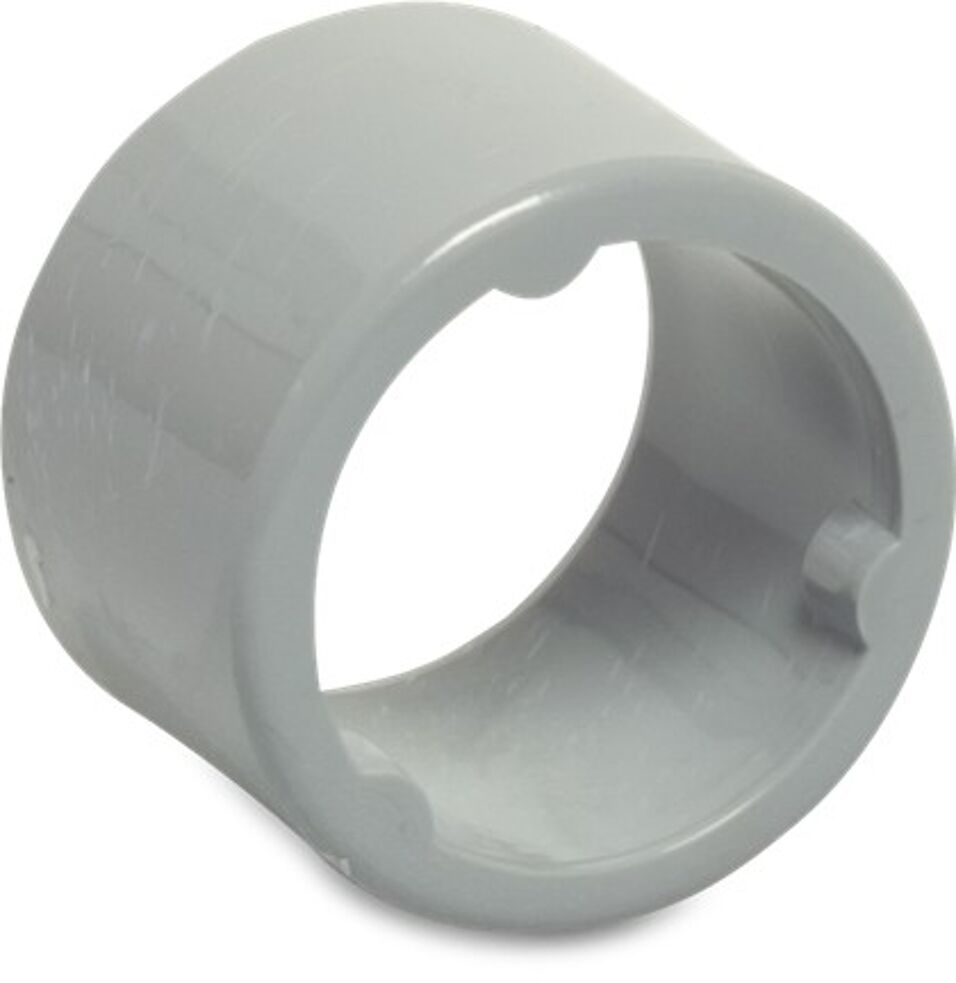 Product afbeelding Verloopring PVC-U 40 mm x 50 mm lijmmof x spie grijs KOMO