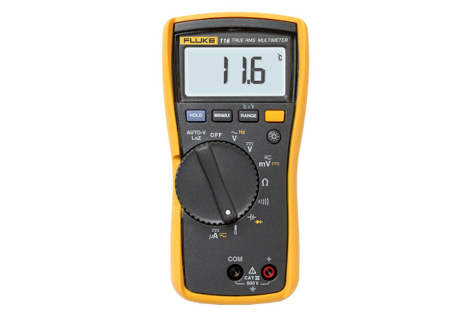 Product afbeelding Fluke 116 HVAC-multimeter met temperatuur- en microamperemeting