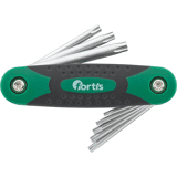 Fortis inbussl.set zakmes Torx 8dlg