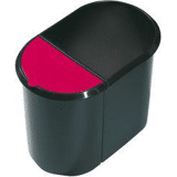Papierbak Duo-System zwart/rood