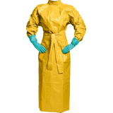 Dupont Schort Tychem 2000 C S/M geel 