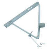 Gb Deuropvangbeugel verzinkt       40x4mm