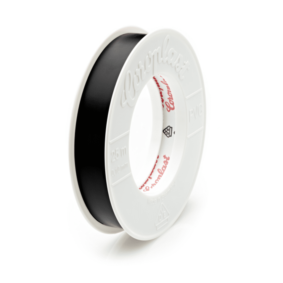 Product afbeelding Coroplast isolatietape 302 zwart 15mm x 10m