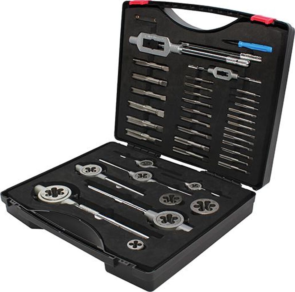 Product afbeelding Format Handtappenset voor- & eindsnijder HSS D2184 UNC 1/4 - 1"