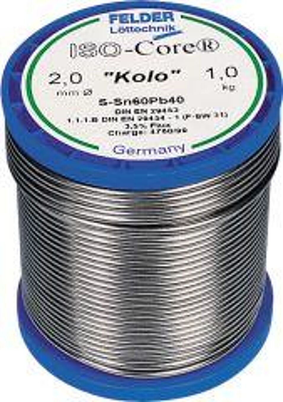 Product afbeelding Felder Tinsoldeer hk sn60/pb40-1.0 250 gr