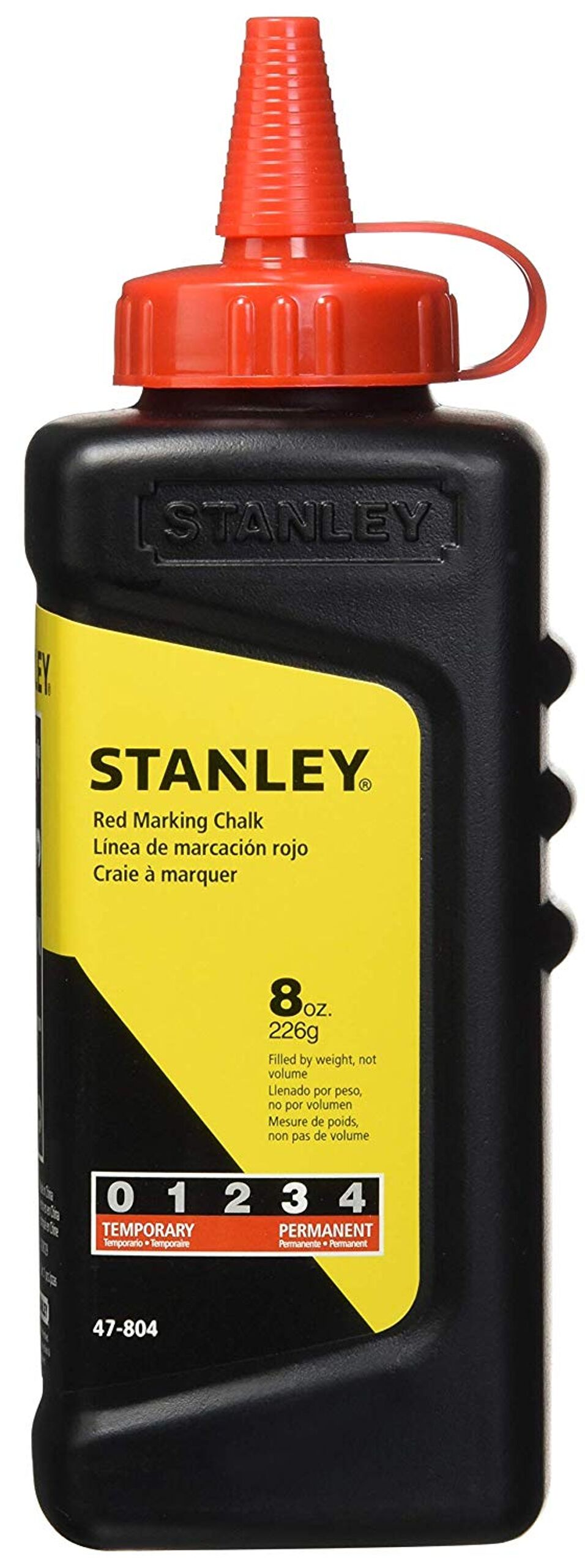 Product afbeelding Stanley Slaglijnpoeder Rood 225gr 1-47-804