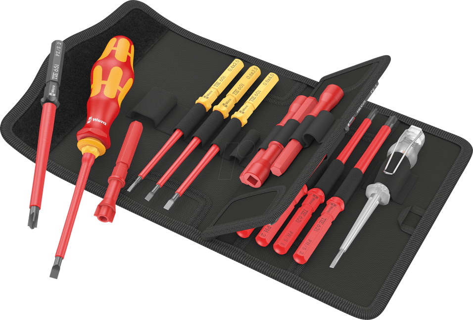 Product afbeelding Wera schroevendraaierset VDE 817 18-delig in etui