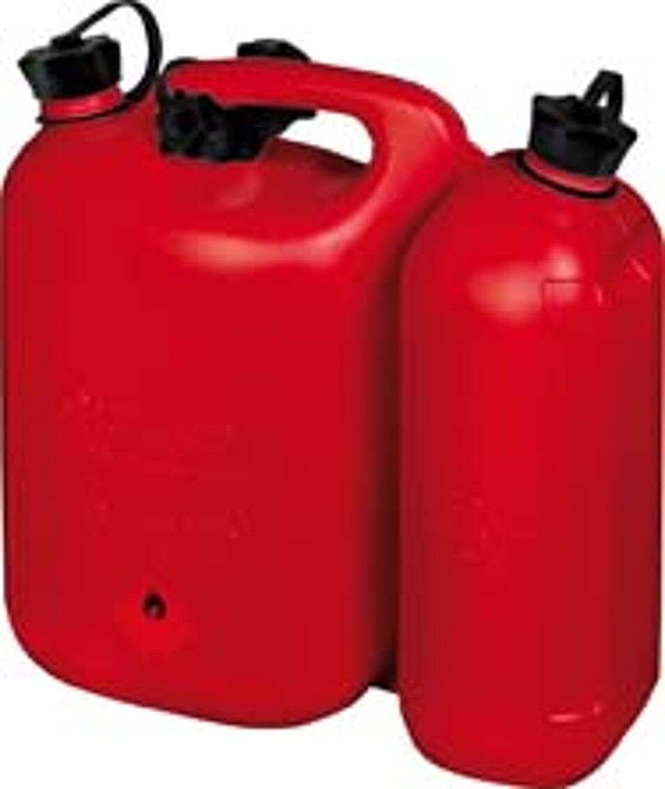 Product afbeelding Dubbele jerrycan rood ECO 5,5 + 3 ltr.