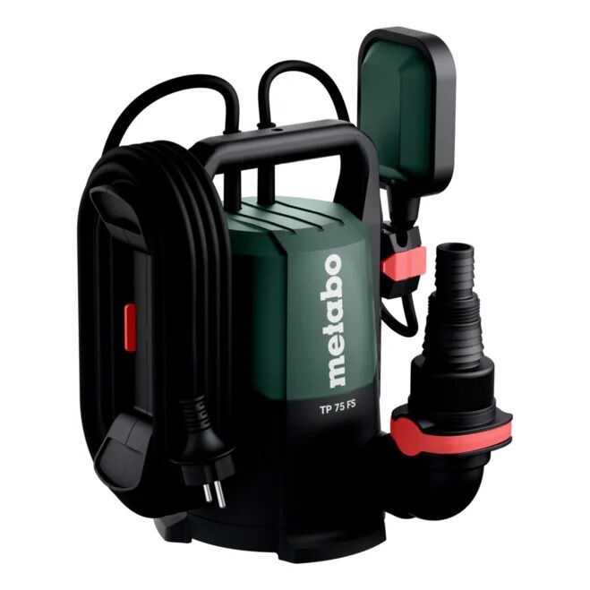 Metabo schoonwater dompelpomp vlakzuigend TP 75 SF