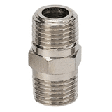 Metalwork dubbele nippel A2 BN 1/4 x 1/2"