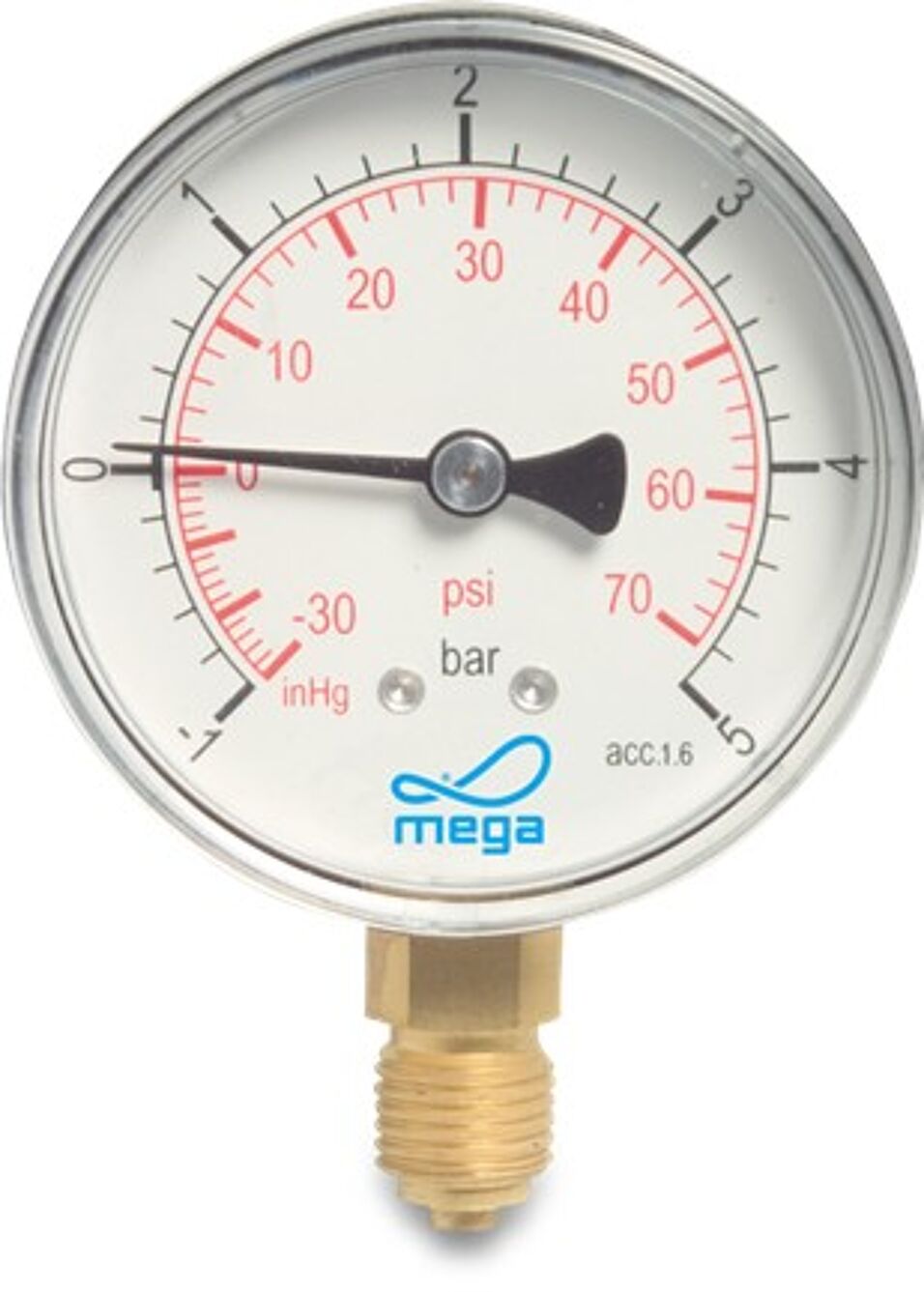 Product afbeelding Manometer 50 0-16 1/4 oa