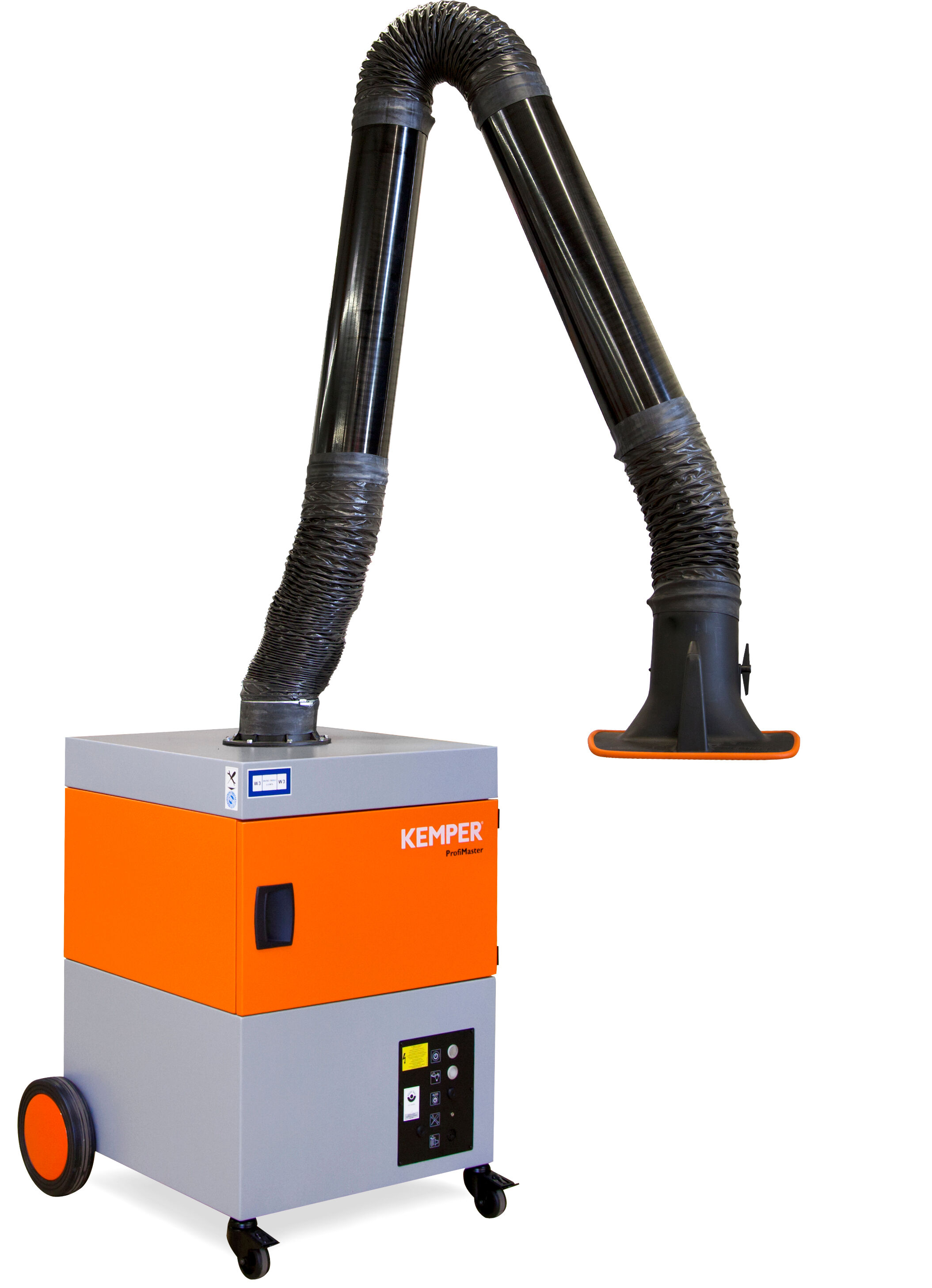 Kemper mobiele afzuiger profimaster met afzuigarm buisuitvoering