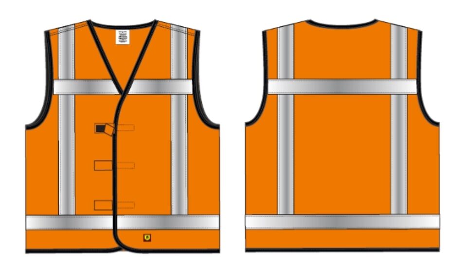 Product afbeelding Veiligheidsvest RWS oranje BV+AS XL-XXL