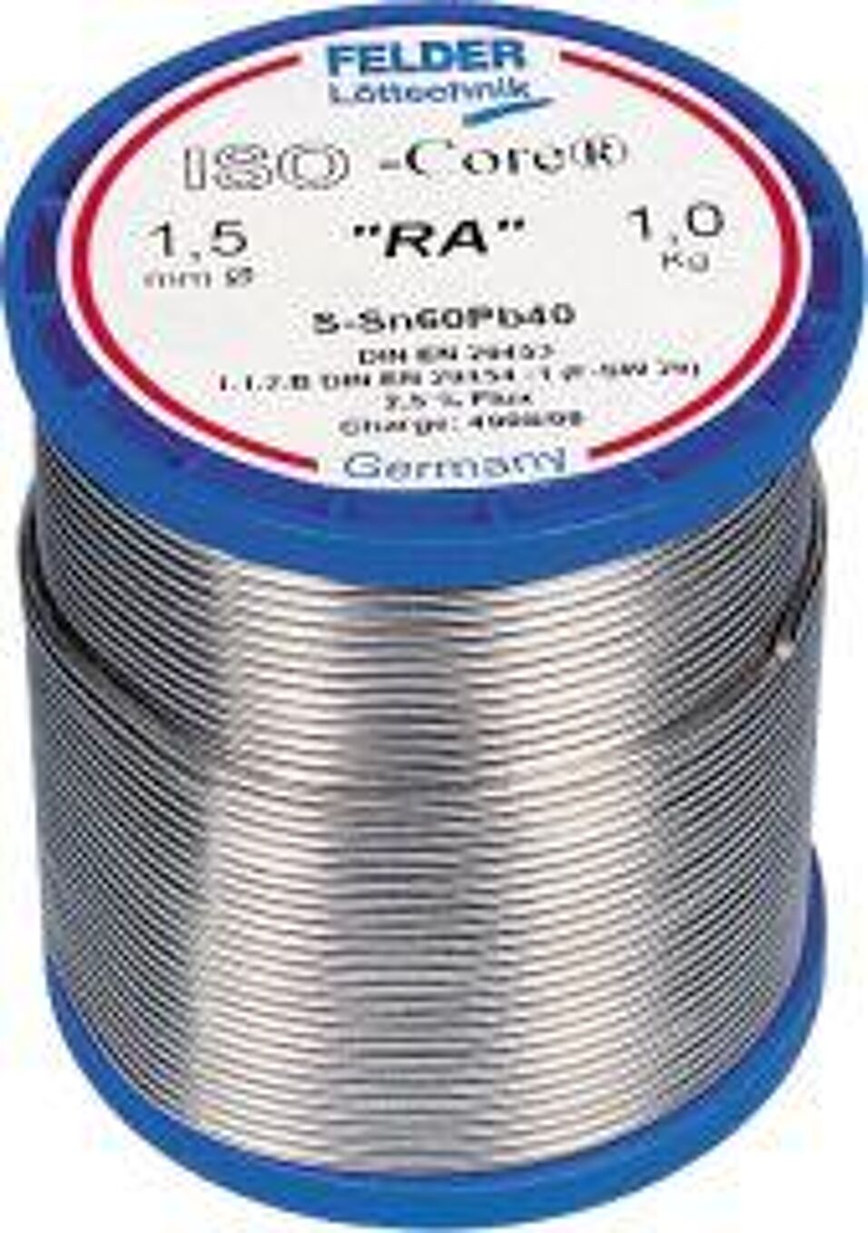 Product afbeelding Felder Tinsoldeer hk sn40/pb60-1.5 250 gr