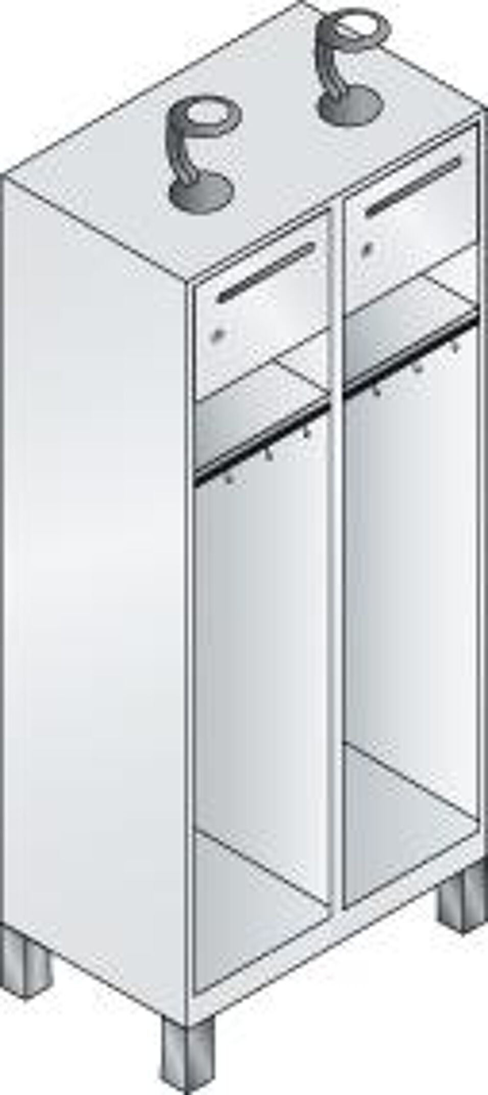 Product afbeelding Brandwerende kast rd m G 2185x810x500