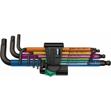 Wera kogelkopinbussleutelset 950SPKL SM N Multicolour 9-delig