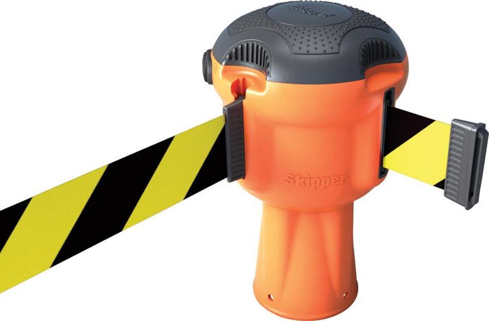 Product afbeelding Skipper geel/zwart diagonaal gestreept