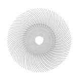 3M Scotch-Brite Radial Bristle Schijf RB-ZB, 76 mm x 2 mm x 10 mm, P120