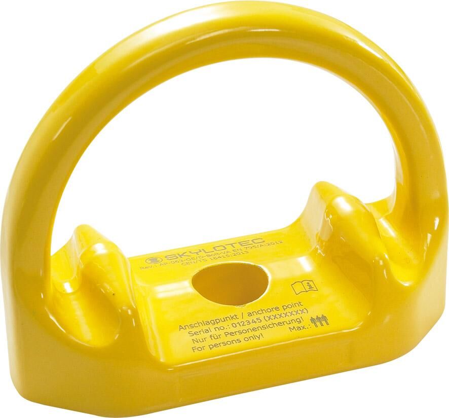 Skylotec ankerpunt D-Bolt geel 22kN M16