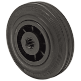 Wiel Polypropyleen met rubber band 100 mm - 30 mm