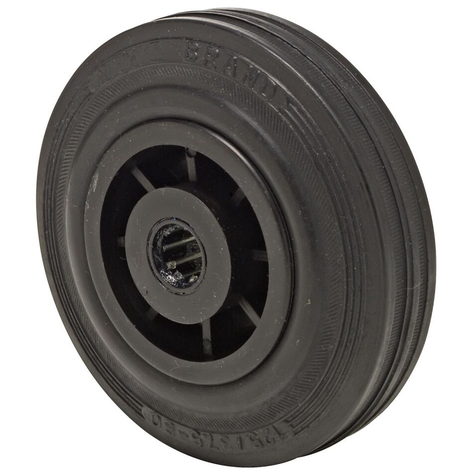 Product afbeelding Wiel Polypropyleen met rubber band 100 mm - 30 mm