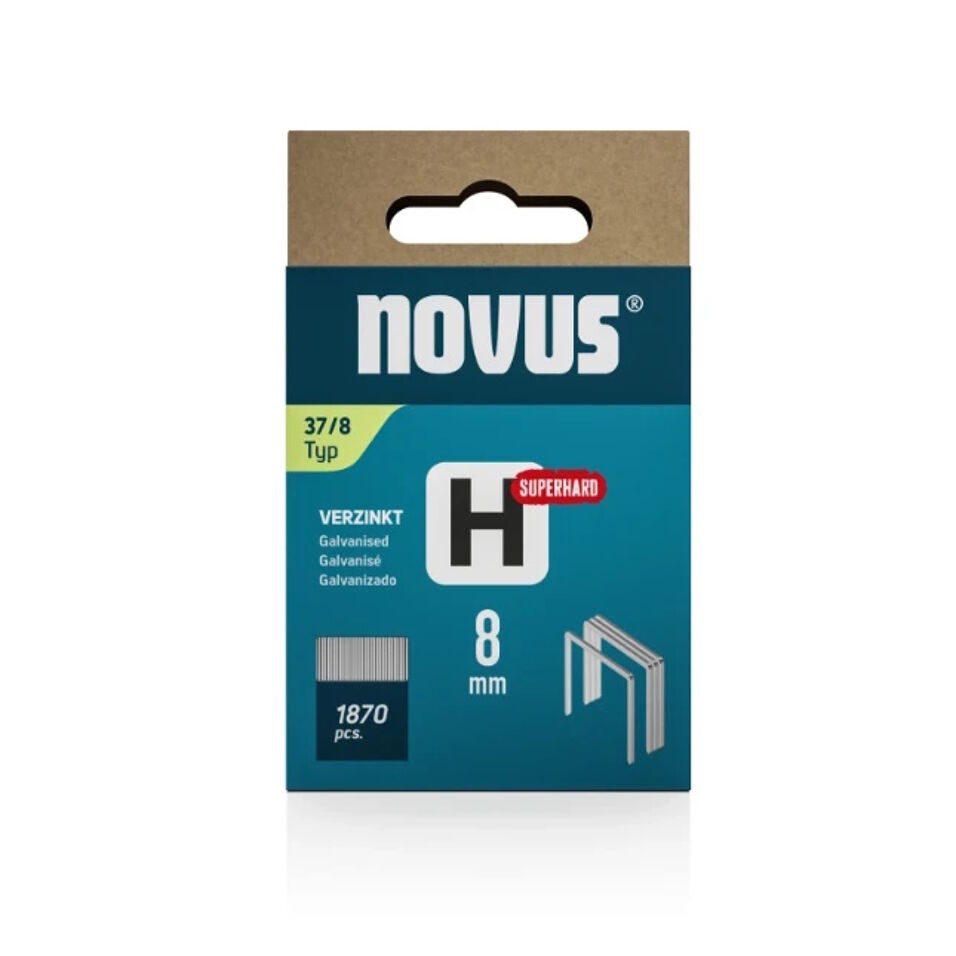 Product afbeelding Novus Niet fijn H 37/8mm Superhard 1870st