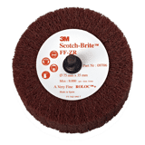 3M Scotch-Brite Roloc+ Clean en Finish Lamellenborstel FF-ZR, 75 mm x 35 mm A CRS