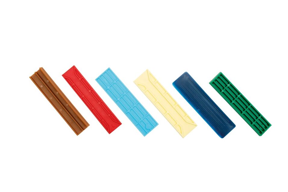 Product afbeelding Glasblokje kunststof 24x3x100mm a 100 st