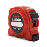 Lufkin rolmaat L616CME-02EU 19mm x 5m, rood, kunststof behuizing, stalen band, meter/inch