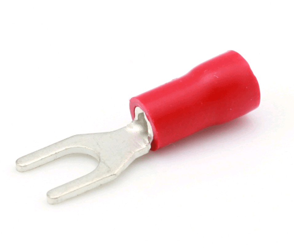 Product afbeelding Kabelschoen,vork,rood  4.3 0.5/1.5 a 50st, 0.5-1.5mm