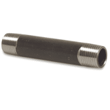 Pijpnippel nr.23 zwart 1/2" x 180 mm
