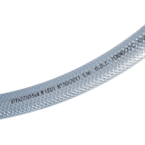 Guttasyn PVC-slang gevlochten transparant 12,5 x 3mm 50m