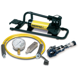 Enerpac hydraulische knipperset met pomp stc750fp