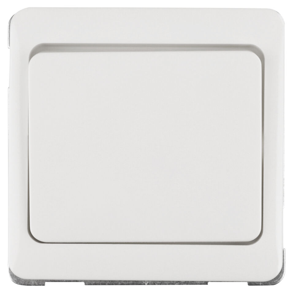 Product afbeelding Peha schakelaar polarwit inbouw kruis