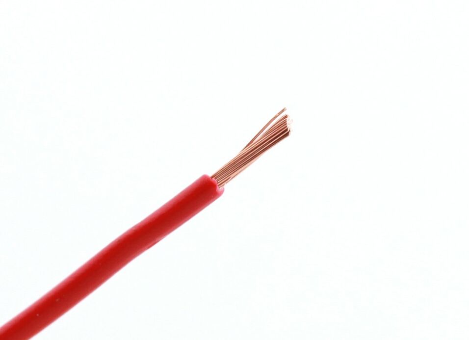 Product afbeelding Enkeladerige kabel rood 1,5 mm