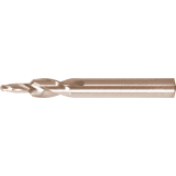 Format Korte trappenboor Type N, voor doorlopend gat HSS 90gr. M3