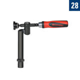 Demmeler schroefklem 90 gr d28