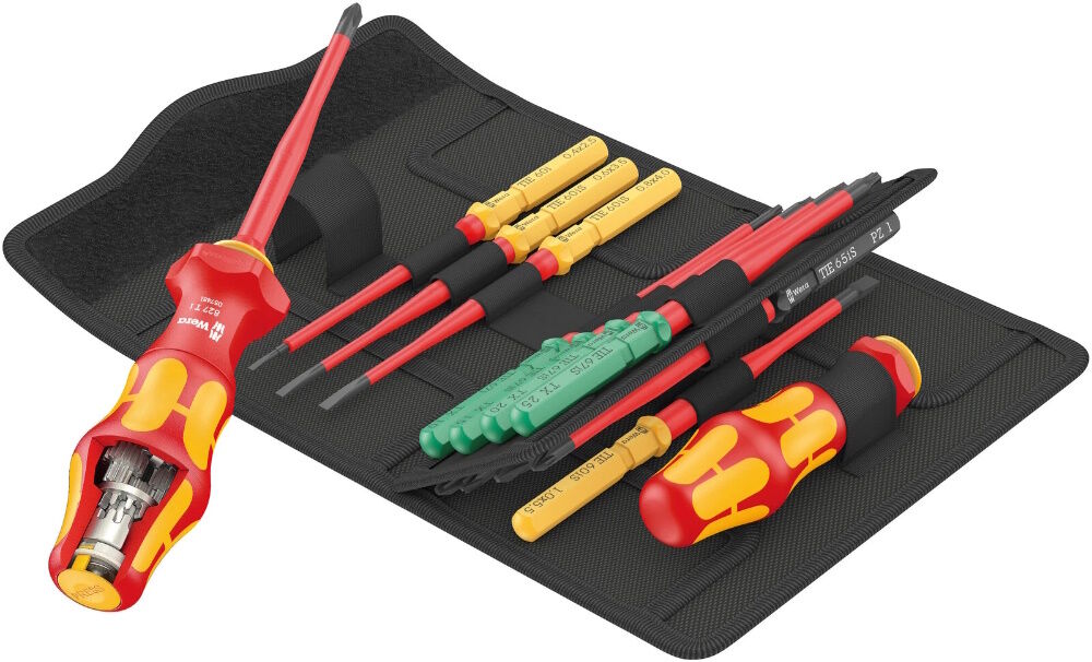 Wera Kraftform Kompakt Turbo VDE schroevendraaier set in etui