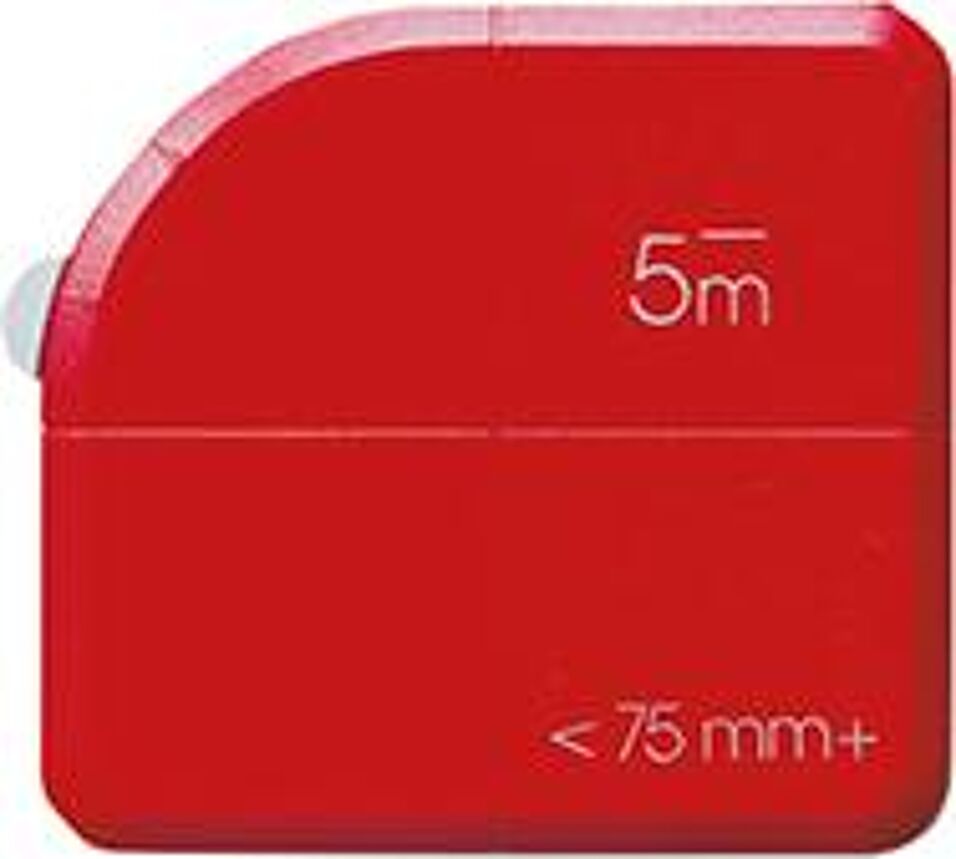 Product afbeelding Format Rolbandmaat Staal wit 16mmx5m