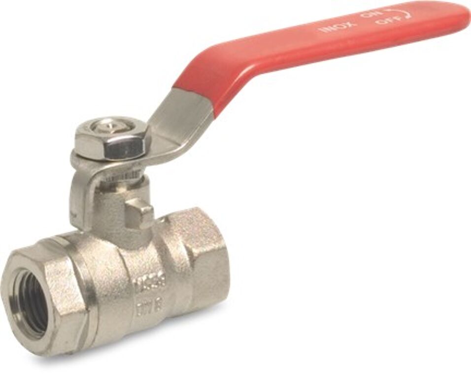 Product afbeelding Mega Kogelkraan messing 1/2" binnendraad 25 bar type 100 VA