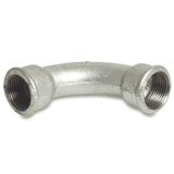 Bocht 90gr. nr.2 verzinkt 1/2"
