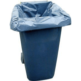 Afvalzak 240 ltr blauw ca. 90 my los