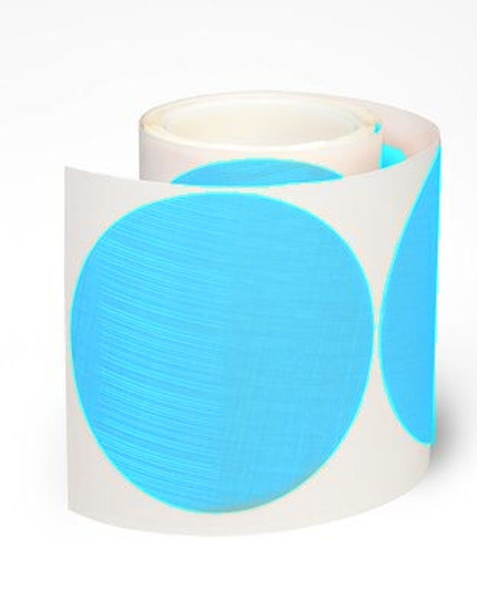 Product afbeelding 3M Trizact PSA Film schuurschijf op rol 268XA, blauw 127 mm, A10