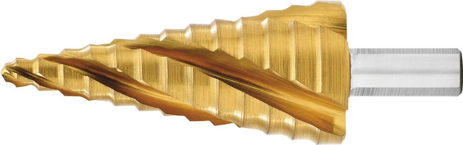 Product afbeelding Exact Getrapte boor HSS TiN 4-voudige spiraalgroef 6-30mm