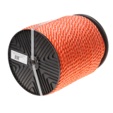 Touw polyprop geslagen 8mm oranje 100m