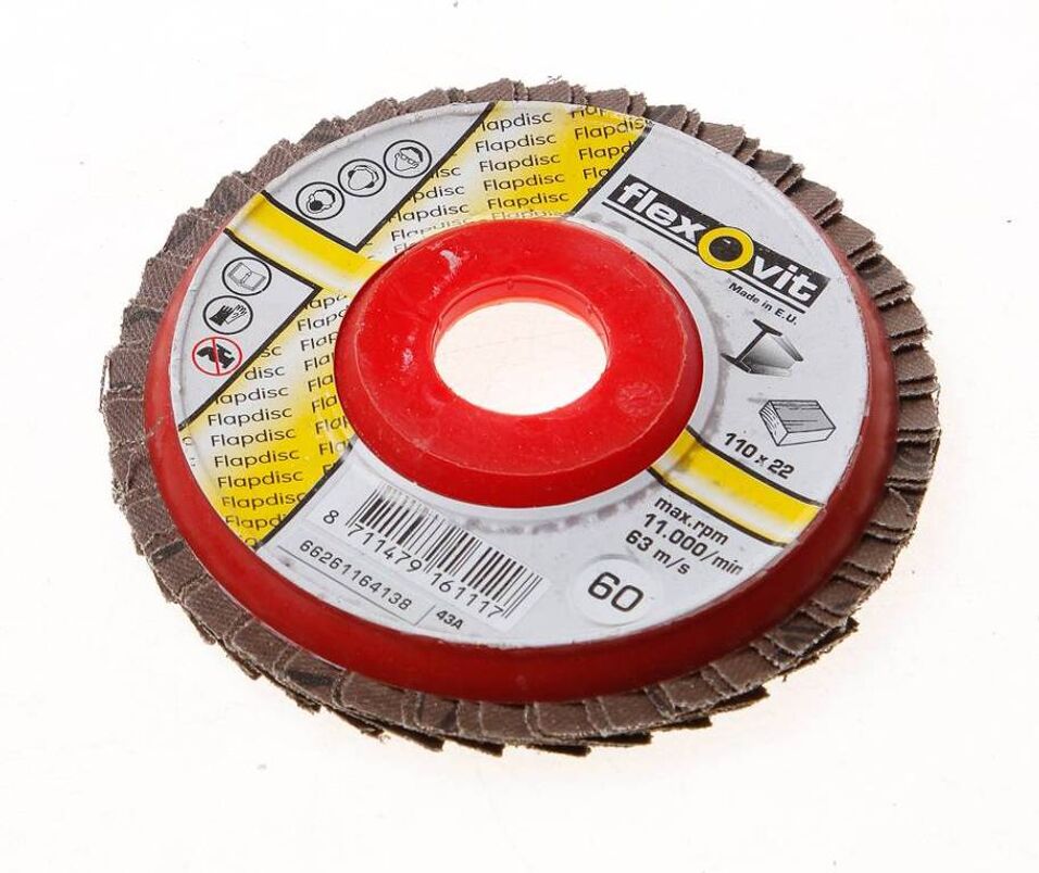 Product afbeelding Flexovit lamellenschijf SP-A 110x22 K60