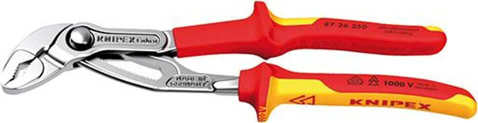 Product afbeelding Knipex Waterpomptang Cobra VDE met greep uit meercomponentenkunststof 250mm